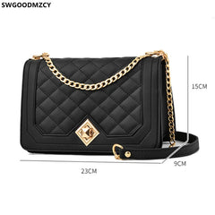 Leather Shoulder Bags for Women Crossbody Bags Square Shape