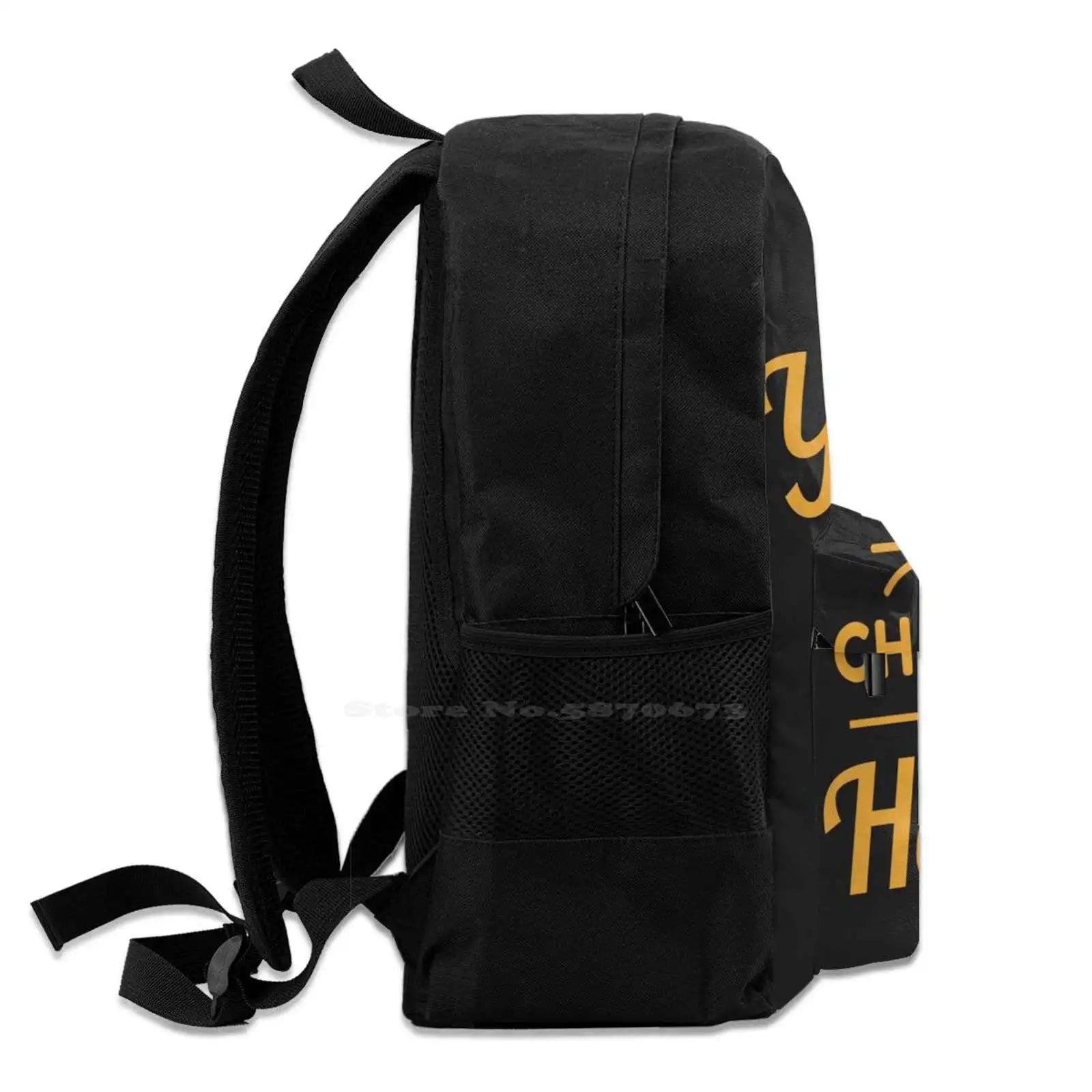 Change Life Typography Laptop Backpack