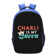 Charli Damelio Backpack Children Bag Ice Coffee Splatter Print