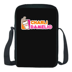 Charli Damelio Shoulder Bag Teens Messenger Crossbody School Bookbag
