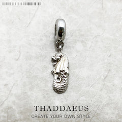 Charm Pendant Merlion 925 Sterling Silver