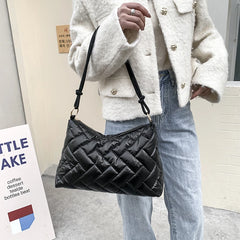 Fluffy Tote Bag Cross Body Down Shoulder Bags for Women Handbag