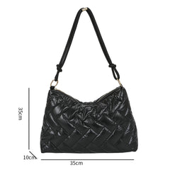 Fluffy Tote Bag Cross Body Down Shoulder Bags for Women Handbag