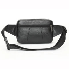 Leather Style Belt Bag Men Retro Waist Fanny Pack Coffee 7216
