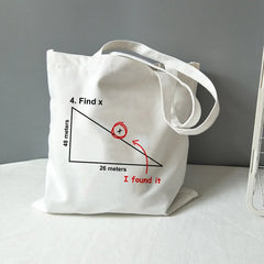 Chemistry Tote Bag All You Need Is Love Math Graphic Funny Geek Handbag