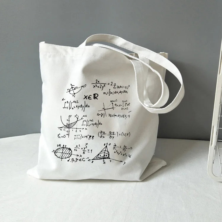Chemistry Tote Bag All You Need Is Love Math Graphic Funny Geek Handbag