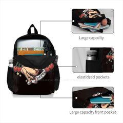 Cherry Bomb Bag Backpack Retro Pinup Girl Tattoo