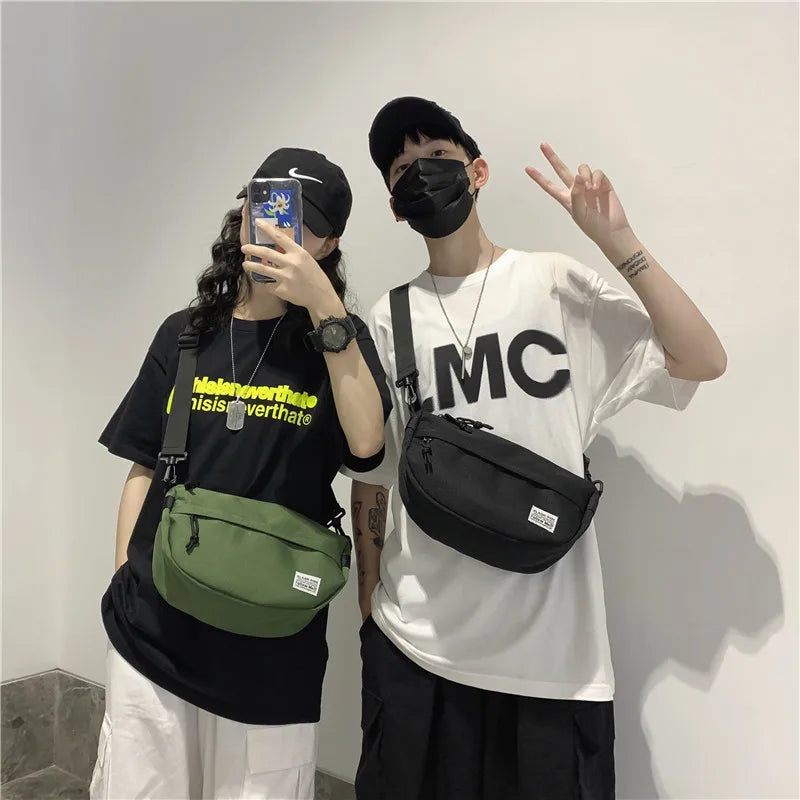 Casual Shoulder Bag Messenger Bag Unisex Small Chest Bag