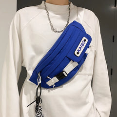Crossbody Shoulder Bag for Couples Sports Casual Women Waist Bag