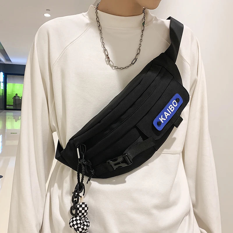 Crossbody Shoulder Bag for Couples Sports Casual Women Waist Bag