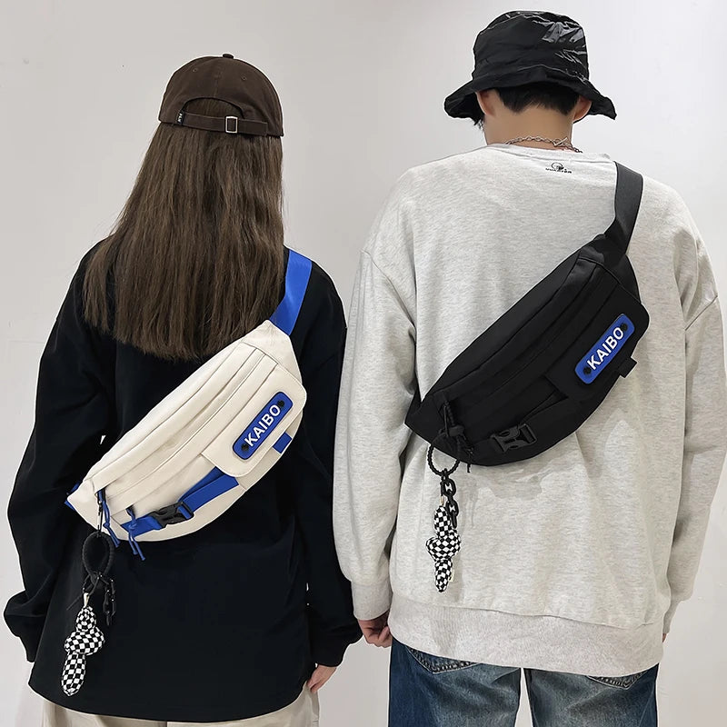 Crossbody Shoulder Bag for Couples Sports Casual Women Waist Bag