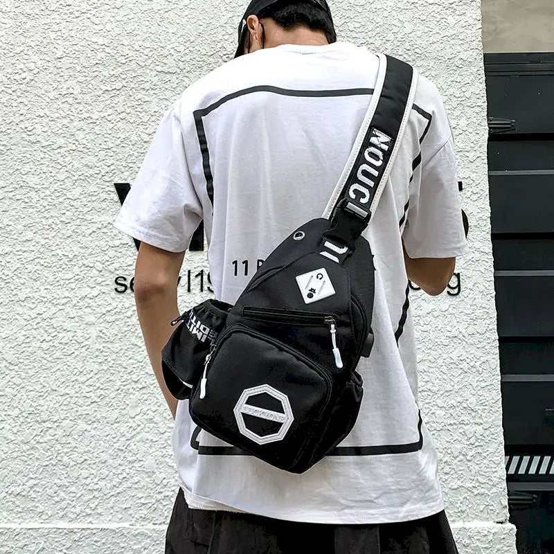 Chest Bag Ladies Messenger Shoulder Bag Young Couple Sports Satchel Backpack