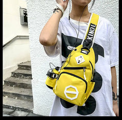 Chest Bag Ladies Messenger Shoulder Bag Young Couple Sports Satchel Backpack