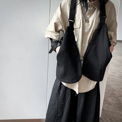 Chest Bag Men Street Style Large Capacity Crossbody Bag Women Messenger