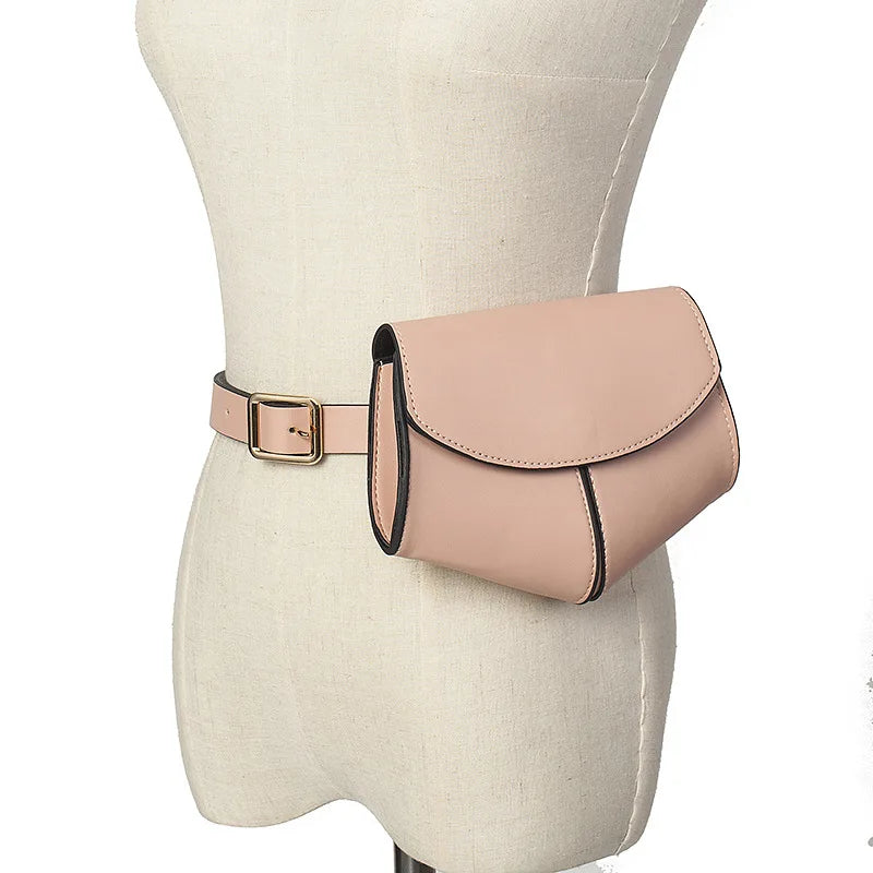 Stripe Chest Bag sports Phone Waist Pack Mini Crossbody Bag