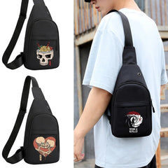 Canvas Sport Waterproof Chest Bag Japan Print Banana Bag