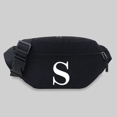 Women Travel Waist Bag Letter Name Series Crossbody Bag