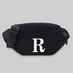 Women Travel Waist Bag Letter Name Series Crossbody Bag
