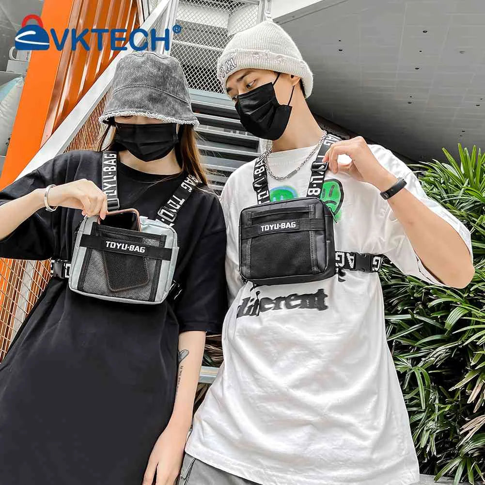 Adjustable Chest Rig Bag Men Women Vest Fanny Pack Hip Hop Streetwear