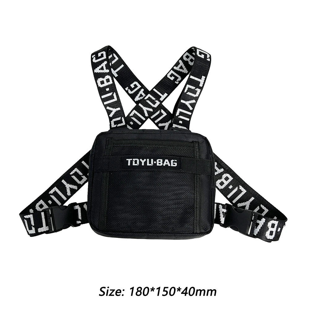 Adjustable Chest Rig Bag Street Style Fanny Pack