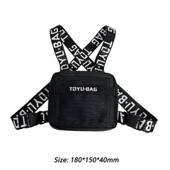 Adjustable Chest Rig Bag Men Women Vest Fanny Pack Hip Hop Streetwear