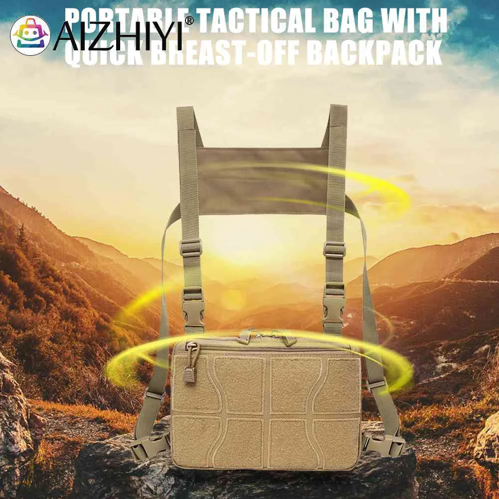 Chest Rig Waist Bag Hip-hop Streetwear Functional Chest Bag