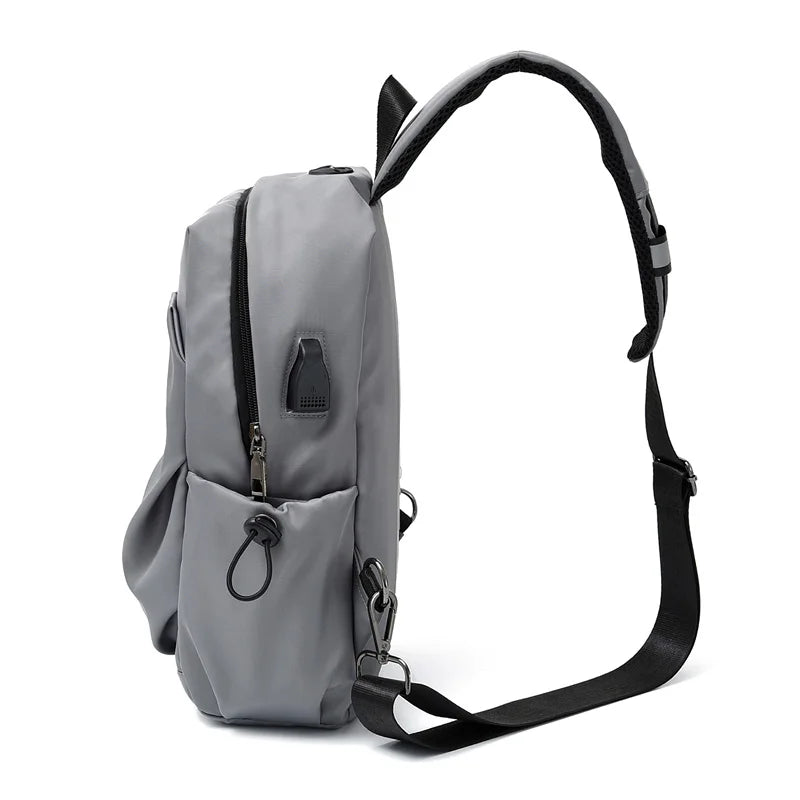 Chest Sling Pack Satchel Shoulder Bag Waterproof