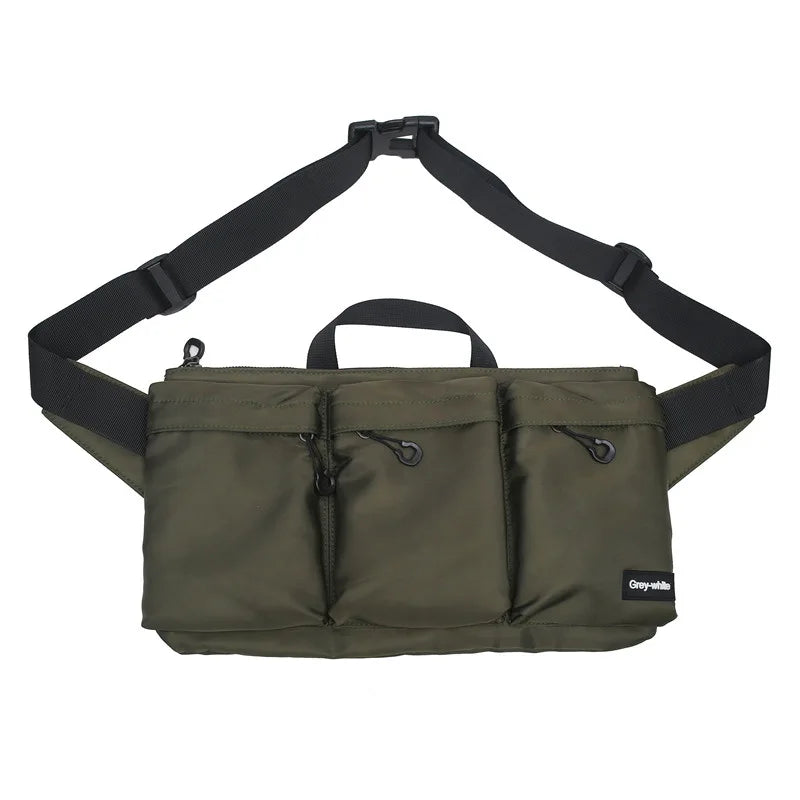 Nylon Waist Bag Women Belt Bag Crossbody Bags Canvas Travel Phone Bag
