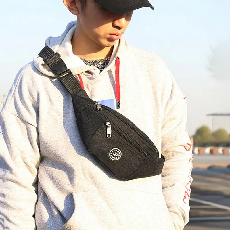 Chest bag Nylon Waist Bag Women Colorful Bum Bag Travel Purse