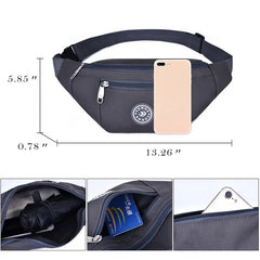 Nylon Waist Bag Colorful Bum Bag Travel Purse Phone Pouch