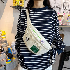 Harajuku Ins Retro Women Shoulder Bag Casual Messenger Bag