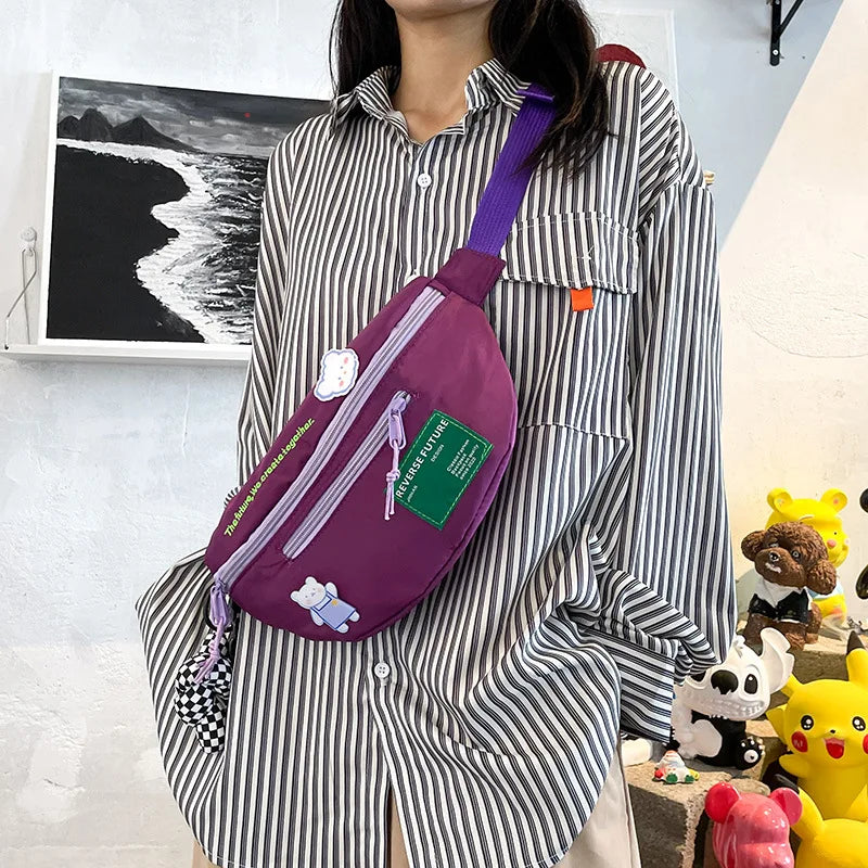 Harajuku Ins Retro Women Shoulder Bag Casual Messenger Bag