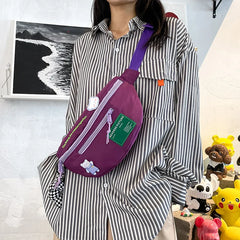 Harajuku Ins Retro Women Shoulder Bag Casual Messenger Bag