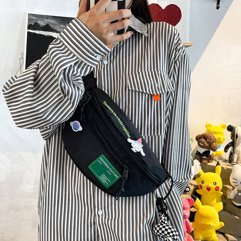 Harajuku Ins Retro Women Shoulder Bag Casual Messenger Bag