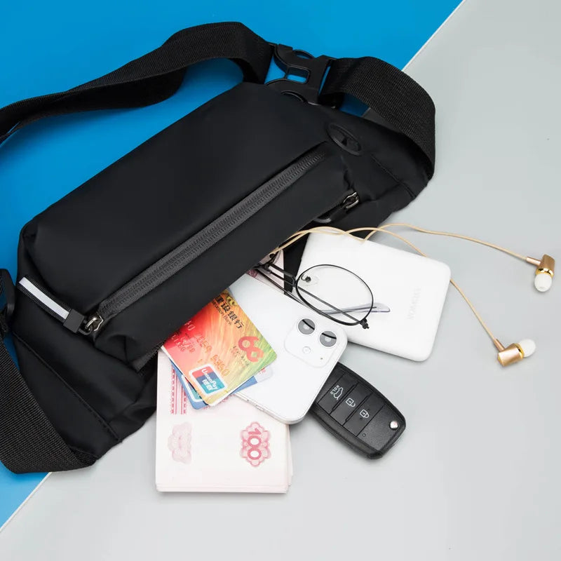Waterproof Men's Chest Bag Outdoor Sports Shoulder Messenger Bag