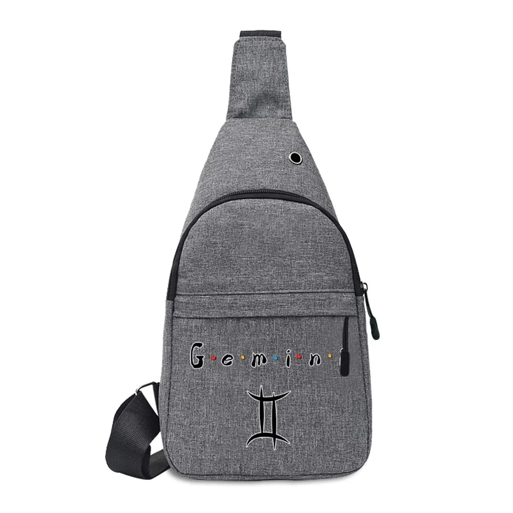 Chest Pack 12 Constellation Print Outdoor Sports Phone Bag