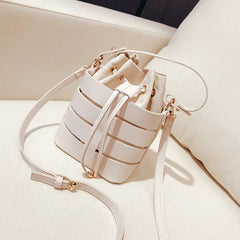 Mini Drawstring Bucket Bag for Women Shoulder Travel