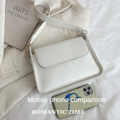 Small Flap Shoulder Bag PU Leather Handbag Clutch Crossbody Purse