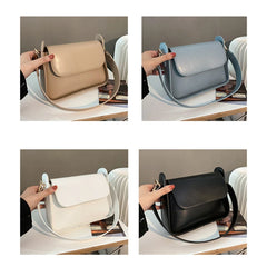 Small Flap Shoulder Bag PU Leather Handbag