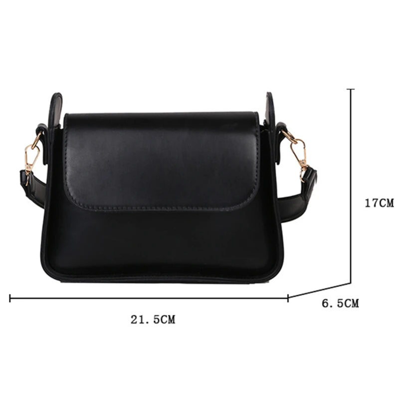 Small Flap Shoulder Bags For Women Pu Leather Handbag Clutch