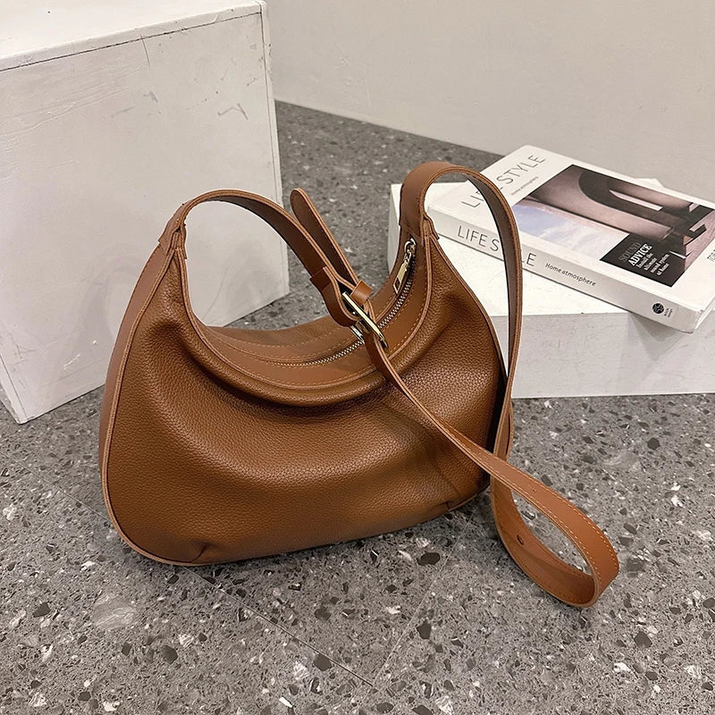 Vintage Women Shoulder Bag All-Match Pu Leather Messenger Bags Ladies Casual