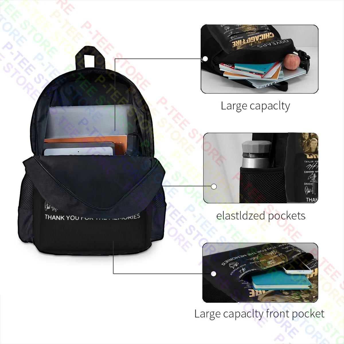 Chicago Fire Vintage Beach Bag Sports Style Travel Backpack