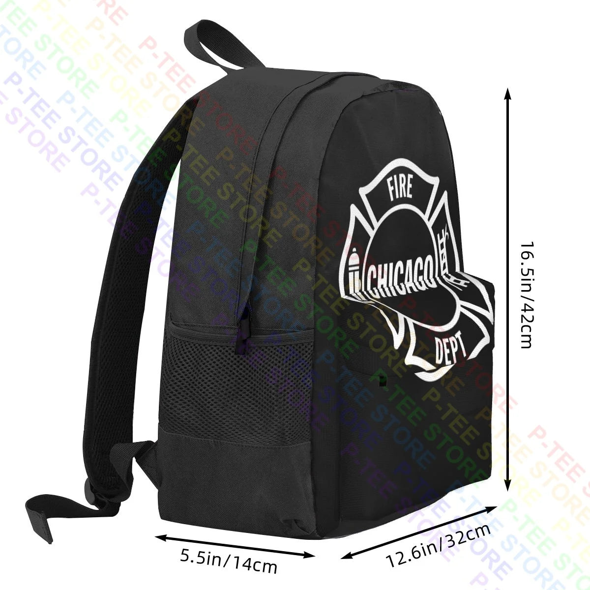 Chicago Fire Department Backpack, Eco Friendly Clothes Backpack