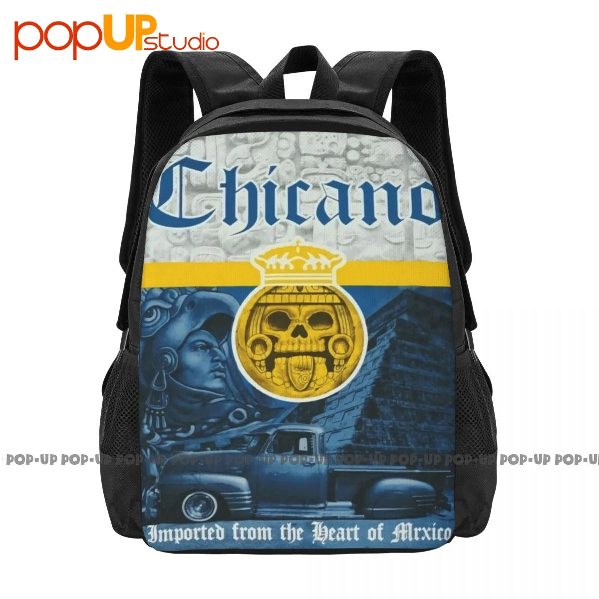 Chicano Pride Lowrider Urban Streetwear Backpack