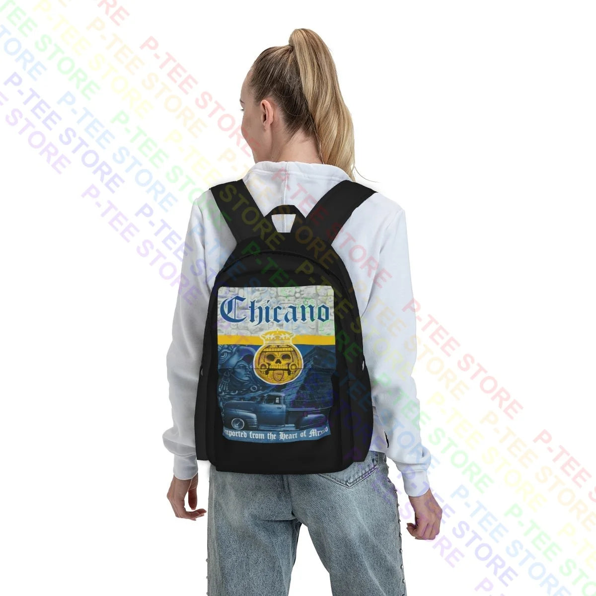 Chicano Pride Lowrider Backpack Urban Streetwear