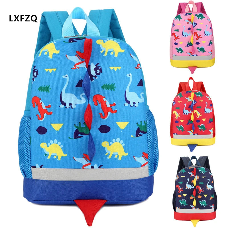 Dinosaur Kids Backpack for Boys Girls, Kindergarten School Bag