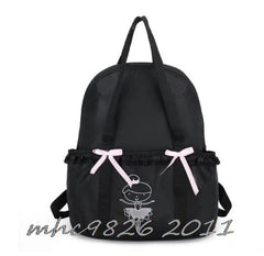 Kids Ballet Dance Backpack Embroidered Ballerina School Bags Girl
