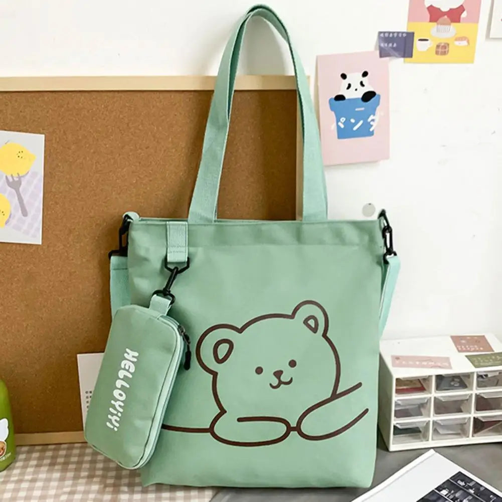 Kids Cartoon Print Crossbody Bag - School Shoulder Bag