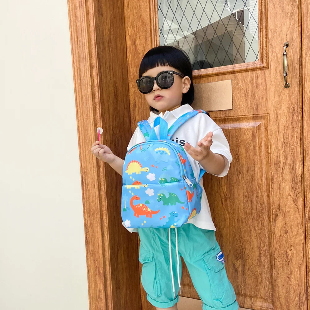 Children Dinosaur Cartoon Backpack Kids Kindergarten Boys Girls School Book Bags