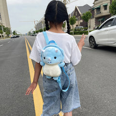 Kids Dinosaur Plush Backpack 3D Mini Bag for Boys Girls